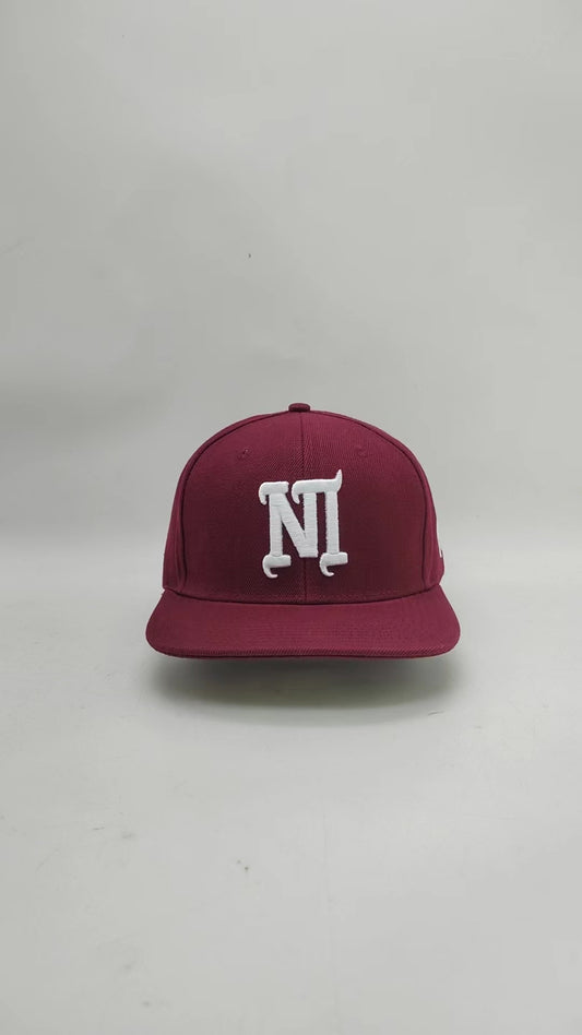 "M" Snack back - Burgundy